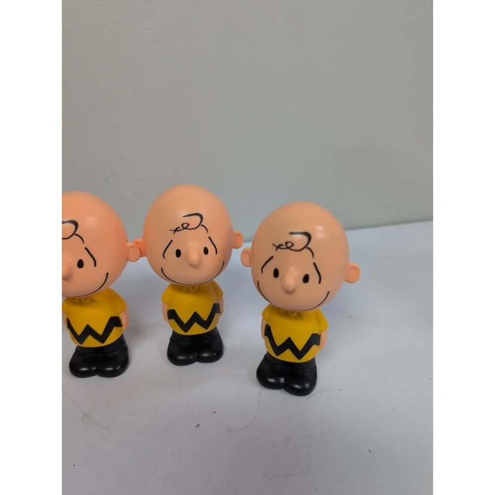 5 Charlie Brown Peanuts Movie Figure McDonalds Happy Meal Toy 2015 No Sound 4 In